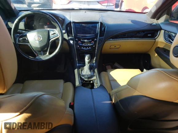 2014 Cadillac ATS Luxury AWD with VIN 1G6AH5RX4E0168731, listed as a Copart auction lot 51596255 with 141,471 mi miles and Salvage Title. Bid and sale history available at carsss.com. Image 8.