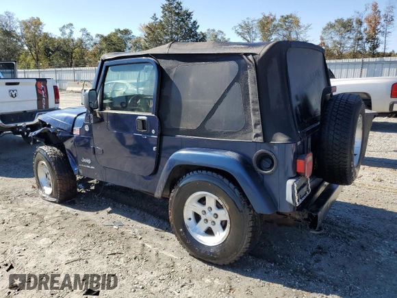 2005 Jeep Wrangler X with VIN 1J4FA39S75P374255, listed as a Copart auction lot 51298675 with Not provided miles and Salvage title. Bid and sale history available at DreamBid. Image 2.