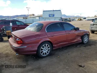 2000 Jaguar S-Type V8 with VIN SAJDA01D6YGL58384, listed as a Copart auction lot 46872315 with 105,274 mi miles and Salvage Title. Bid and sale history available at DreamBid. Image 3.