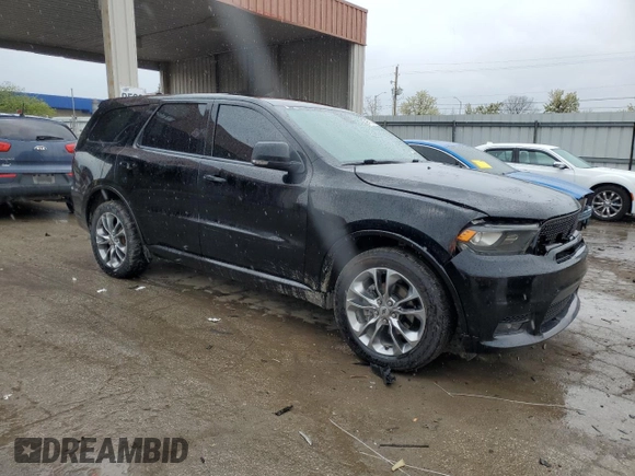 2019 Dodge Durango GT z VIN 1C4RDJDGXKC559615, wystawiony jako Copart lot #54871045 z przebiegiem 179 746 mil mil oraz Czysty tytuł • Clean title. Historia ofert i sprzedaży dostępna na DreamBid. Obrazek 4.