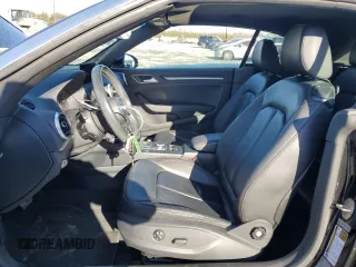 2018 Audi A3 2.0T Premium with VIN WAU78LFF1J1001204, listed as a Copart auction lot 85868554 with 52,297 mi miles and Salvage Title. Bid and sale history available at carsss.com. Image 7.