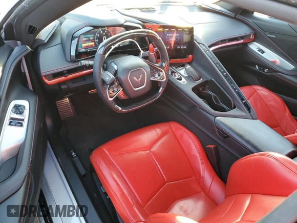 2022 Chevrolet Corvette 1LT with VIN 1G1YA2D44N5124168, listed as a Copart auction lot 82992154 with 12,179 mi miles and Salvage Title. Bid and sale history available at carsss.com. Image 8.