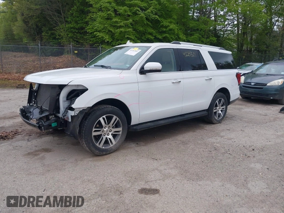 2024 Ford Expedition Max Limited with VIN 1FMJK1K80REA51291, listed as a IAAI auction lot 42297501 with 35,258 mi miles and . Bid and sale history available at DreamBid. Image 2.