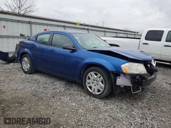 2013 Dodge Avenger SE with VIN 1C3CDZAB6DN710331, listed as a Copart auction lot 48888945 with 138,702 mi miles and Salvage Title. Bid and sale history available at DreamBid. Image 4.