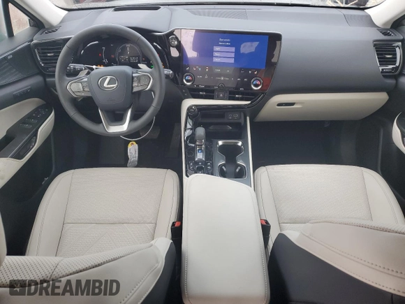 2025 Lexus NX with VIN JTJHKCFZ1S2054089, listed as a Copart auction lot 48817795 with 8,857 mi miles and Salvage Title. Bid and sale history available at carsss.com. Image 8.