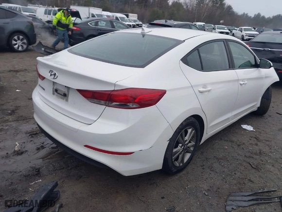 2017 Hyundai Elantra Limited with VIN 5NPD84LF6HH165065, listed as a IAAI auction lot 41723405 with 76,483 mi miles. Bid and sale history available at carsss.com. Image 4.