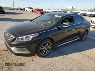 2015 Hyundai Sonata Sport with VIN 5NPE34AB4FH102000, listed as a Copart auction lot 48180605 with 178,389 mi miles and Salvage Title. Bid and sale history available at carsss.com. Image 1.