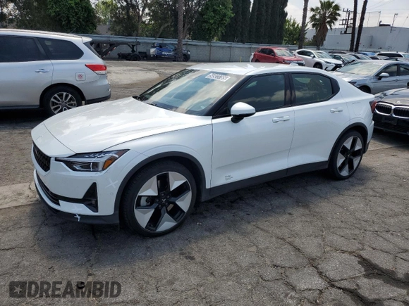 2023 Polestar 2 with VIN YSMED3KA1PL131968, listed as a Copart auction lot 54923765 with 60,836 mi miles and Clean Title. Bid and sale history available at DreamBid. Image 1.