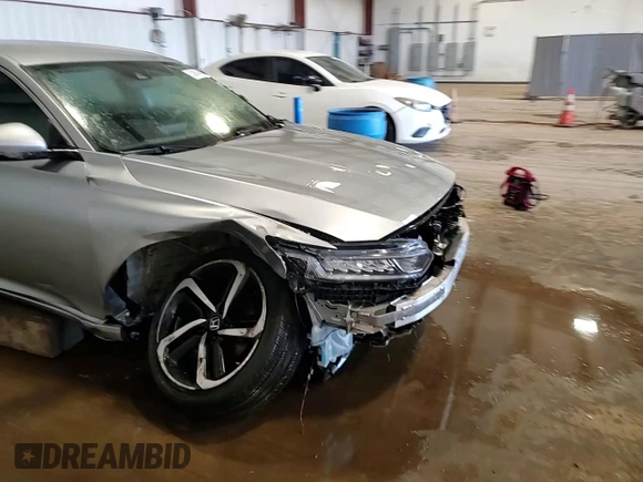 2019 Honda Accord Sport with VIN 1HGCV1F32KA172843, listed as a Copart auction lot 53883485 with 97,525 mi miles and Salvage Title. Bid and sale history available at DreamBid. Image 14.