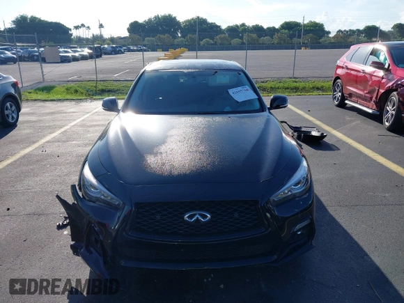 2019 Infiniti Q50 Luxe with VIN JN1EV7AP7KM516656, listed as a IAAI auction lot 42695766 with 100,206 mi miles and . Bid and sale history available at DreamBid. Image 12.