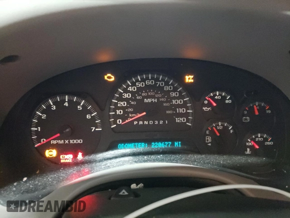 2008 Chevrolet TrailBlazer LT w/3LT with VIN 1GNDT13S282236958, listed as a Copart auction lot 47830495 with 220,677 mi miles and Clean Title. Bid and sale history available at carsss.com. Image 9.