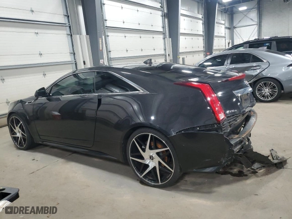 2013 Cadillac CTS Coupe Premium with VIN 1G6DS1E39D0100885, listed as a Copart auction lot 43530745 with 121,045 mi miles and Salvage Title. Bid and sale history available at carsss.com. Image 2.