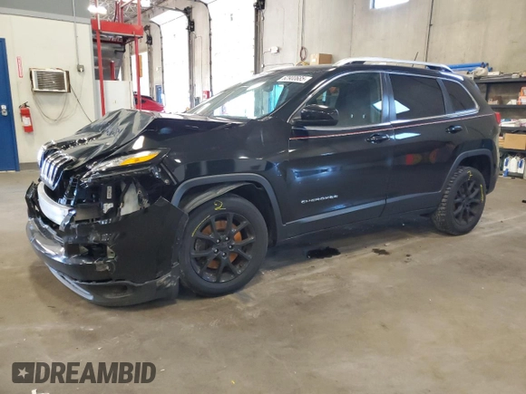 2017 Jeep Cherokee Latitude with VIN 1C4PJLCB7HW643173, listed as a Copart auction lot 62900685 with 108,531 mi miles and Salvage title. Bid and sale history available at DreamBid. Image 1.