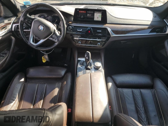 2017 BMW 5 Series 530i xDrive with VIN WBAJA7C33HG458146, listed as a Copart auction lot 49963845 with 111,904 mi miles and Clean Title. Bid and sale history available at carsss.com. Image 8.