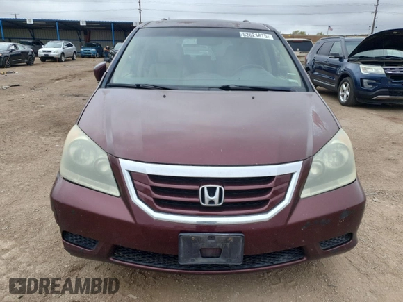 2008 Honda Odyssey EX-L z VIN 5FNRL38758B065246, wystawiony jako Copart lot #52621875 z przebiegiem 204 474 mil mil oraz Szkoda całkowita • Salvage title. Historia ofert i sprzedaży dostępna na DreamBid. Obrazek 5.