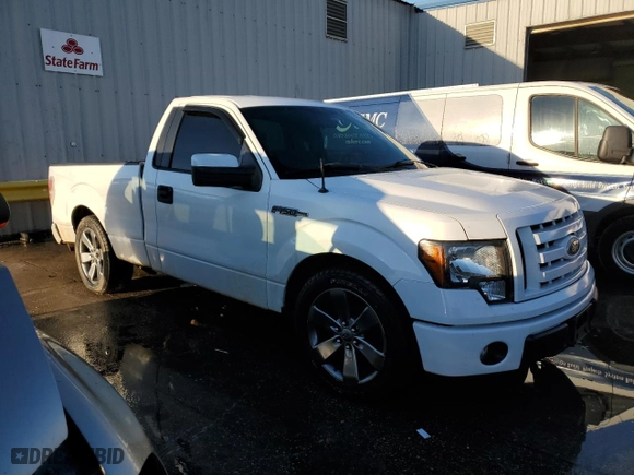 2011 Ford F-150 XL with VIN 1FTMF1CF1BKD07819, listed as a Copart auction lot 89199885 with 206,246 mi miles and Salvage Title. Bid and sale history available at carsss.com. Image 4.
