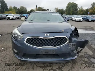 2014 Kia Cadenza Premium with VIN KNALN4D75E5123328, listed as a Copart auction lot 77590774 with 70,414 mi miles and Salvage Title. Bid and sale history available at carsss.com. Image 5.