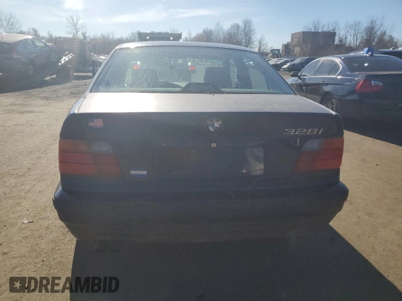 1997 BMW 3 Series 328iA with VIN WBACD4326VAV49335, listed as a Copart auction lot 42039834 with 0 mi miles and Non Repairable. Bid and sale history available at carsss.com. Image 6.