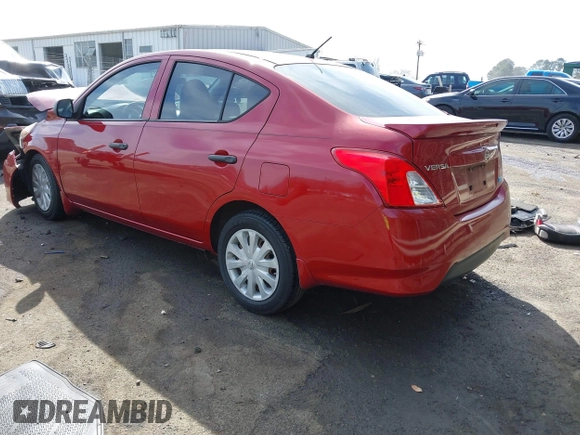 2015 Nissan Versa SV with VIN 3N1CN7AP1FL859969, listed as a IAAI auction lot 41830160 with 74,543 mi miles. Bid and sale history available at carsss.com. Image 3.