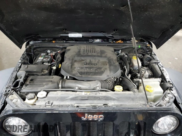 2018 Jeep Wrangler JK Unlimited Sport S with VIN 1C4BJWDGXJL830873, listed as a Copart auction lot 74534084 with 59,805 mi miles and Salvage Title. Bid and sale history available at carsss.com. Image 12.