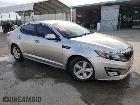 2014 Kia Optima LX with VIN KNAGM4A75E5495941, listed as a Copart auction lot 47105425 with 116,297 mi miles and Salvage title. Bid and sale history available at DreamBid. Image 4.