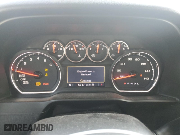 2019 Chevrolet Silverado 1500 RST with VIN 1GCRYEED0KZ389732, listed as a Copart auction lot 54053055 with 67,169 mi miles and Clean Title. Bid and sale history available at DreamBid. Image 9.