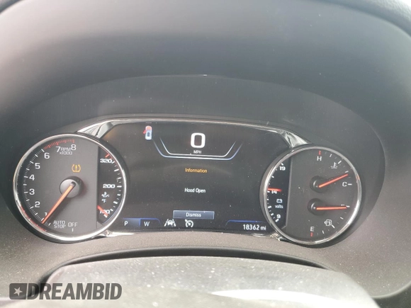 2023 GMC Terrain Denali with VIN 3GKALXEGXPL101655, listed as a Copart auction lot 50809555 with 18,362 mi miles and Salvage title. Bid and sale history available at DreamBid. Image 9.