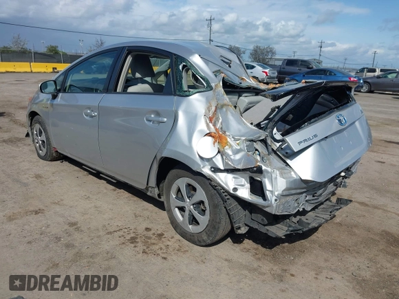 2014 Toyota Prius Four with VIN JTDKN3DU3E0366843, listed as a IAAI auction lot 41892619 with 128,567 mi miles. Bid and sale history available at carsss.com. Image 3.