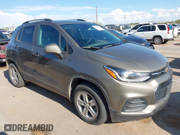2022 Chevrolet Trax LT with VIN KL7CJPSM0NB568096, listed as a IAAI auction lot 42595207 with 30,128 mi miles and . Bid and sale history available at DreamBid. Image 13.