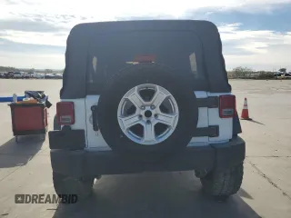 2018 Jeep Wrangler JK Unlimited Sport S with VIN 1C4BJWDG7JL865323, listed as a Copart auction lot 82657514 with 15,408 mi miles and Salvage Title. Bid and sale history available at carsss.com. Image 6.