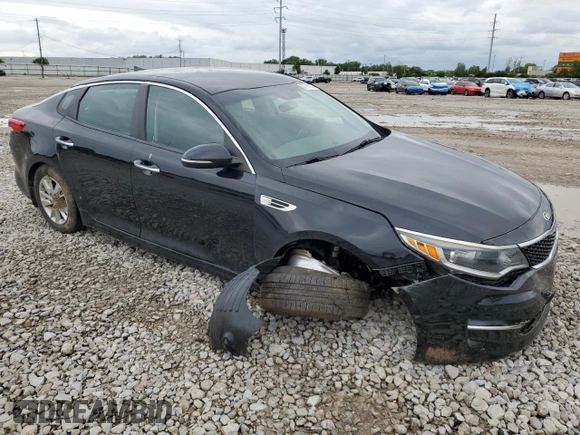2017 Kia Optima LX with VIN 5XXGT4L35HG123502, listed as a Copart auction lot 57781975 with 103,300 mi miles and Salvage title. Bid and sale history available at DreamBid. Image 4.