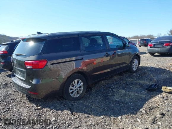 2018 Kia Sedona LX with VIN KNDMB5C12J6372631, listed as a IAAI auction lot 41994306 with 75,918 mi miles. Bid and sale history available at carsss.com. Image 4.