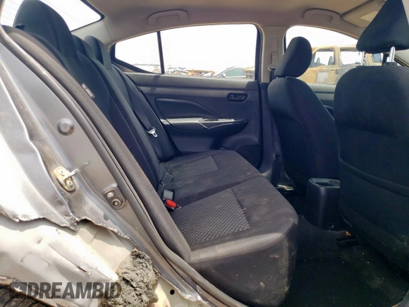 2021 Nissan Versa S with VIN 3N1CN8DV0ML907149, listed as a Copart auction lot 58723275 with 124,519 mi miles and Salvage title. Bid and sale history available at DreamBid. Image 10.
