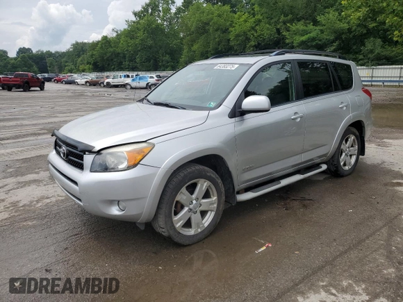 2008 Toyota RAV4 Sport with VIN JTMBD32V785169969, listed as a Copart auction lot 64383275 with 189,798 mi miles and Clean title. Bid and sale history available at DreamBid. Image 1.
