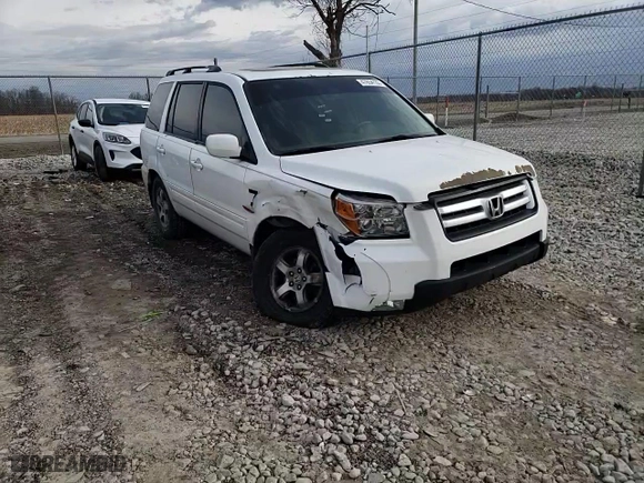 2007 Honda Pilot EX-L with VIN 5FNYF28647B014338, listed as a Copart auction lot 47654135 with 226,888 mi miles and Salvage Title. Bid and sale history available at carsss.com. Image 12.