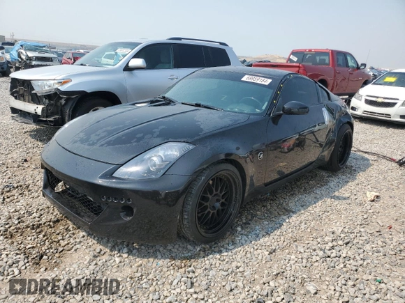 2004 Nissan 350Z Touring with VIN JN1AZ34DX4M100245, listed as a Copart auction lot 69959184 with 213,097 mi miles and Salvage Title. Bid and sale history available at carsss.com. Image 1.