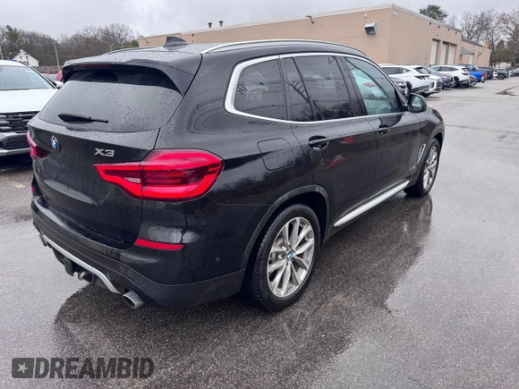2018 BMW X3 xDrive30i with VIN 5UXTR9C57JLC77695, listed as a Copart auction lot 52807535 with 121,471 mi miles and Clean Title. Bid and sale history available at carsss.com. Image 3.