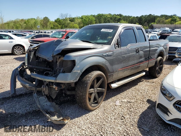 2010 Ford F-150 XL with VIN 1FTEX1CW4AFC94735, listed as a Copart auction lot 51646395 with 171,646 mi miles and Salvage Title. Bid and sale history available at carsss.com. Image 1.