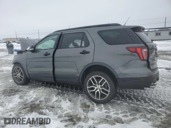 2018 Ford Explorer Sport z VIN 1FM5K8GT4JGC07574, wystawiony jako Copart lot #45888085 z przebiegiem Nie podano mil oraz Szkoda całkowita • Salvage title. Historia ofert i sprzedaży dostępna na DreamBid. Obrazek 2.