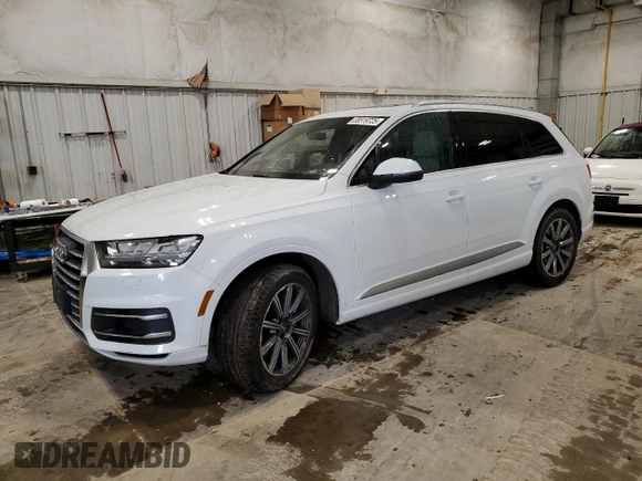 2017 Audi Q7 Premium Plus with VIN WA1LAAF71HD026691, listed as a Copart auction lot 55519725 with 128,047 mi miles and Clean Title. Bid and sale history available at DreamBid. Image 1.