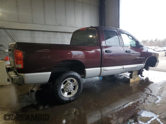 2005 Dodge 2500 SLT z VIN 3D7KS28D95G705457, wystawiony jako Copart lot #47731045 z przebiegiem 124 560 mil mil oraz Szkoda całkowita • Salvage title. Historia ofert i sprzedaży dostępna na DreamBid. Obrazek 3.