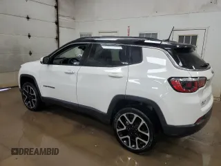 2018 Jeep Compass Limited with VIN 3C4NJDCB9JT290668, listed as a Copart auction lot 46495945 with 74,112 mi miles and Clean Title. Bid and sale history available at DreamBid. Image 2.