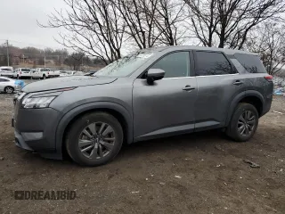 2022 Nissan Pathfinder S with VIN 5N1DR3AC6NC226269, listed as a Copart auction lot 84429814 with 38,753 mi miles and Salvage title. Bid and sale history available at DreamBid. Image 1.