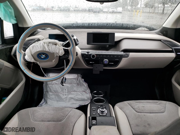 2015 BMW i3 with VIN WBY1Z4C57FV503091, listed as a Copart auction lot 44481853 with 0 mi miles. Bid and sale history available at carsss.com. Image 8.