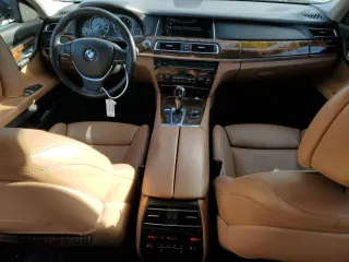 2013 BMW 7 Series 750i xDrive with VIN WBAYB6C50DD223786, listed as a Copart auction lot 87579345 with 143,523 mi miles and Salvage title. Bid and sale history available at DreamBid. Image 8.