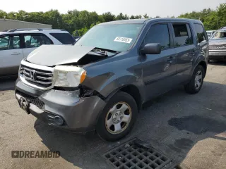2013 Honda Pilot LX with VIN 5FNYF4H2XDB002456, listed as a Copart auction lot 60116655 with Not provided miles and Salvage title. Bid and sale history available at DreamBid. Image 1.