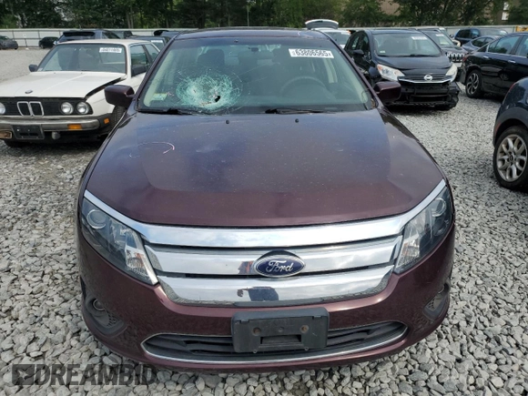 2012 Ford Fusion SE with VIN 3FAHP0HA4CR370258, listed as a Copart auction lot 63806565 with 59,027 mi miles and Clean title. Bid and sale history available at DreamBid. Image 5.