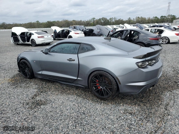 2019 Chevrolet Camaro 1LT with VIN 1G1FB1RSXK0115361, listed as a Copart auction lot 85612154 with 26,810 mi miles and Salvage Title. Bid and sale history available at carsss.com. Image 2.