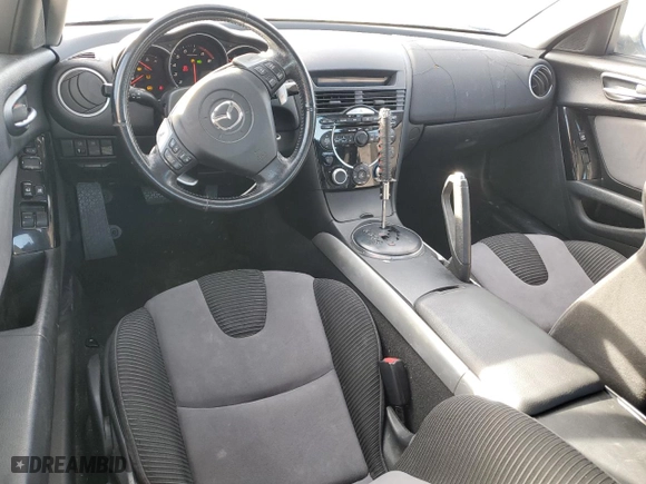 2005 Mazda RX-8 with VIN JM1FE17N150158230, listed as a Copart auction lot 87206384 with 132,414 mi miles and Clean Title. Bid and sale history available at carsss.com. Image 8.