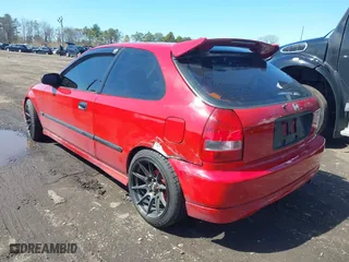 1997 Honda Civic DX with VIN 2HGEJ6449VH104445, listed as a IAAI auction lot 41886646 with 216,780 mi miles. Bid and sale history available at carsss.com. Image 6.